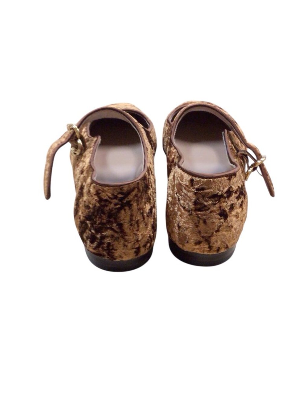 Sam Edelman "Michaela" Bronze Velvet Flats Size 8.5 - Picture 3 of 4